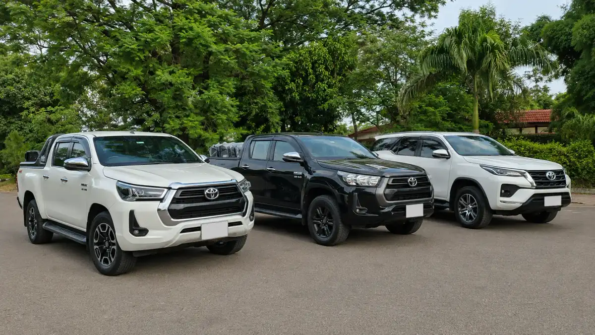 Armored vehicle fleet available for rental in Karachi